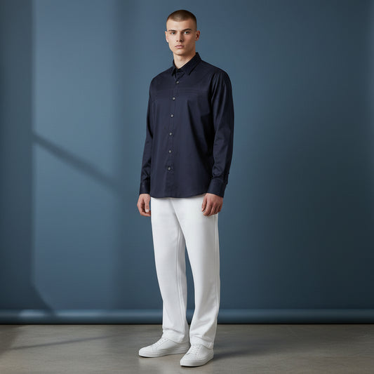 Cotton-Polyester Shirt Casual Wear