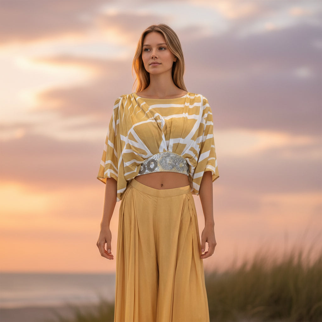 Chiffon Crepe Kaftan
