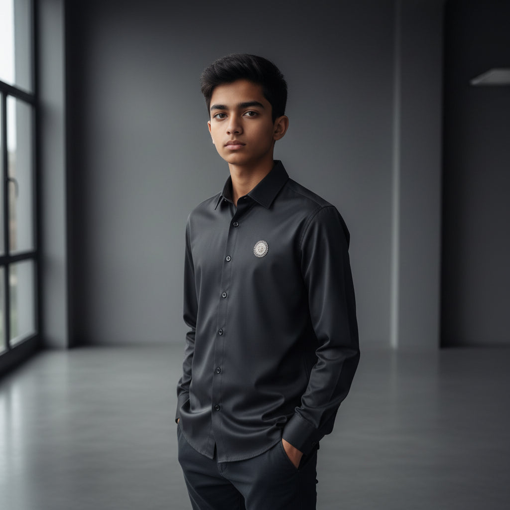 Lycra Shirt Designer Casual