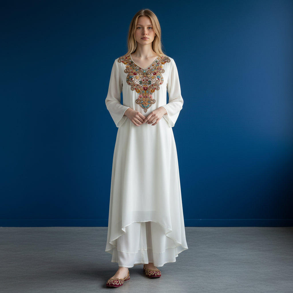 Georgette Anarkali Set for Celebrations