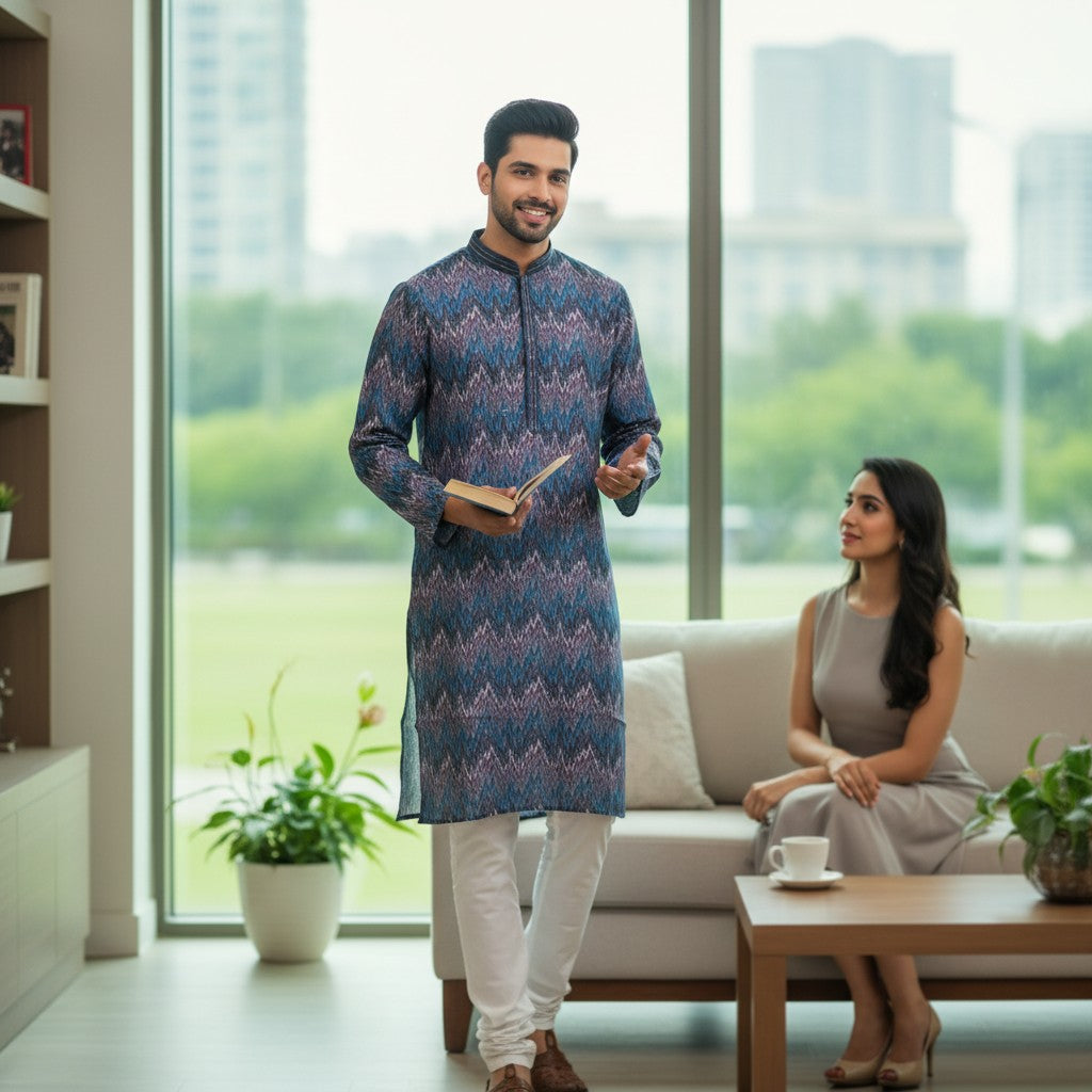 men’s kurta ethnic elegance with modern comfort
