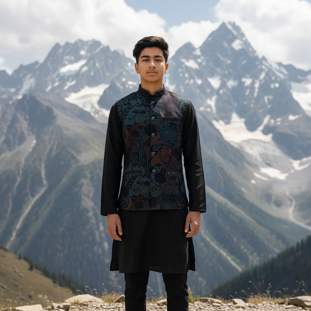 Cotton Silk Blend Kurta Set