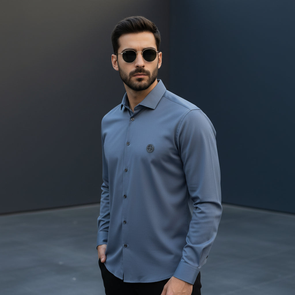 Lycra Shirt Designer Casual