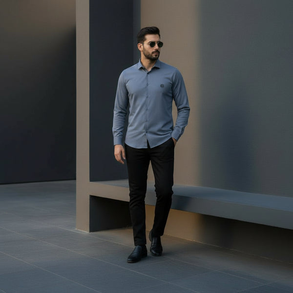 Lycra Shirt Designer Casual