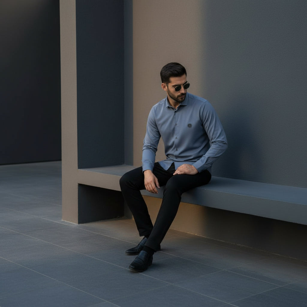 Lycra Shirt Designer Casual