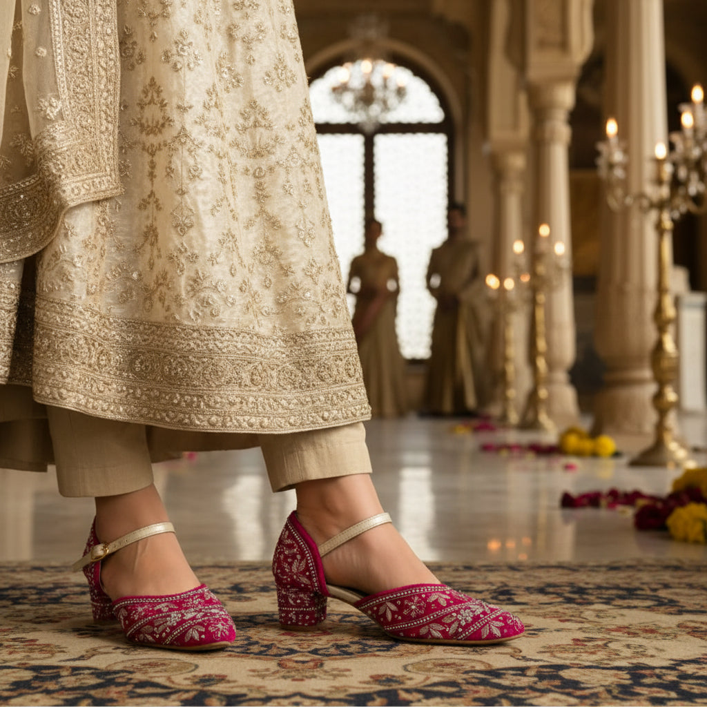 Embroidered Heels
