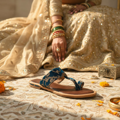 Embroidered Sandals