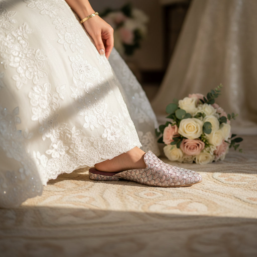 Embroidered Sandals
