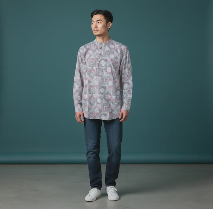 Cotton-Polyester Half Kurta