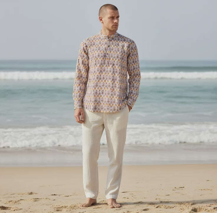 Cotton-Polyester Half Kurta