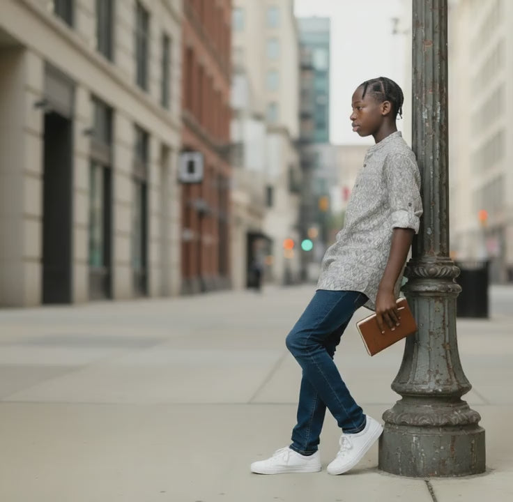 Cotton-Polyester Half Kurta