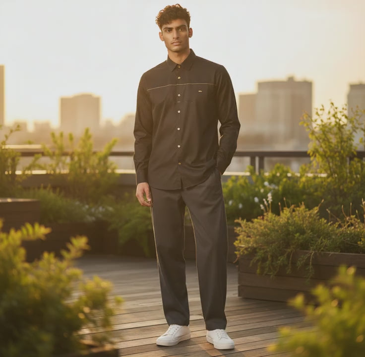 Cotton Polyester Shirt Casual Wear