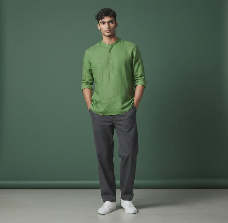 Cotton Half Kurta Smart Casual
