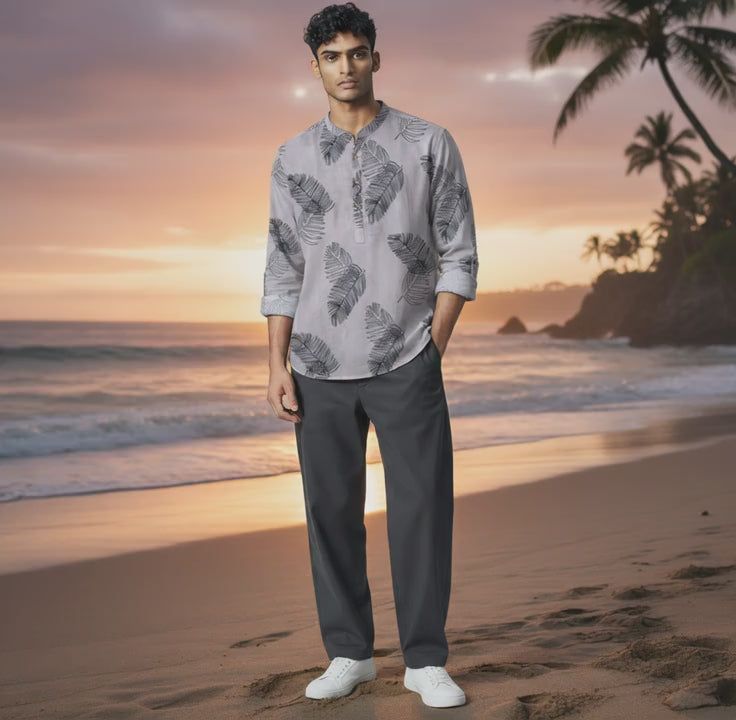 Cotton Polyester Half Kurta