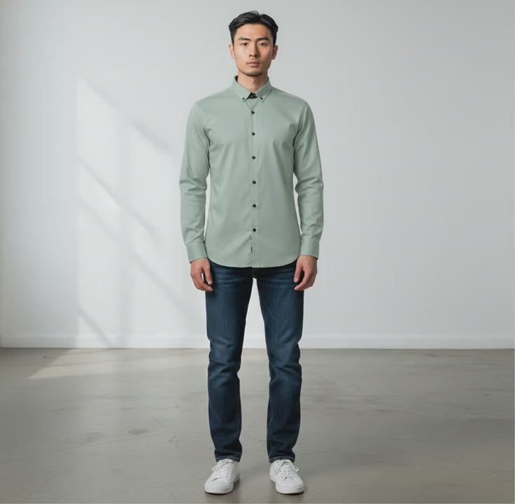 Smooth Polyester Shirt for Effortless Comfort