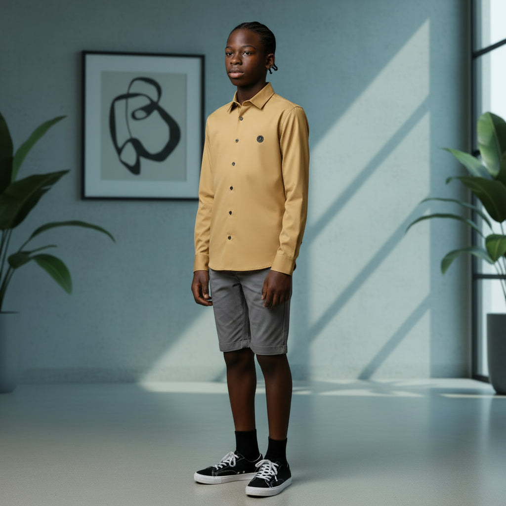 Lycra Casual Shirt Designer Fit